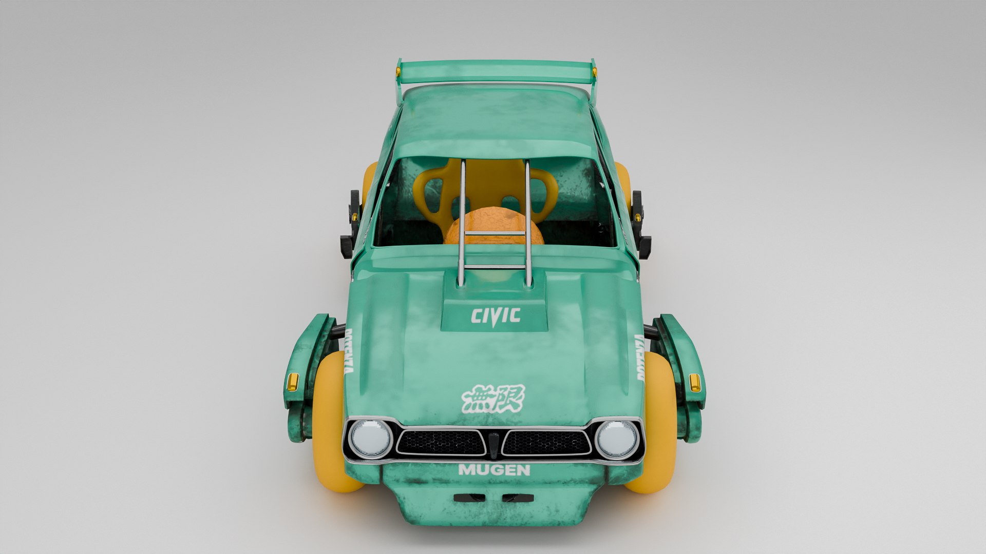 3D Model SB1 Civic In Naked Style TurboSquid 2162848