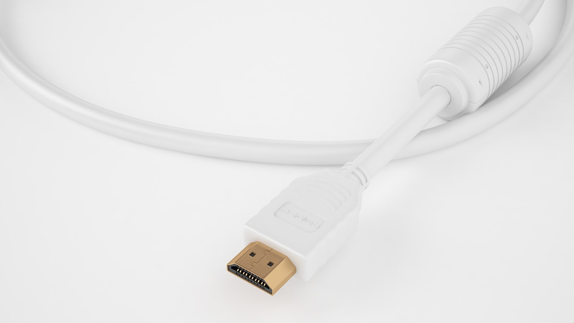 D Hdmi Cable Speed Model Turbosquid