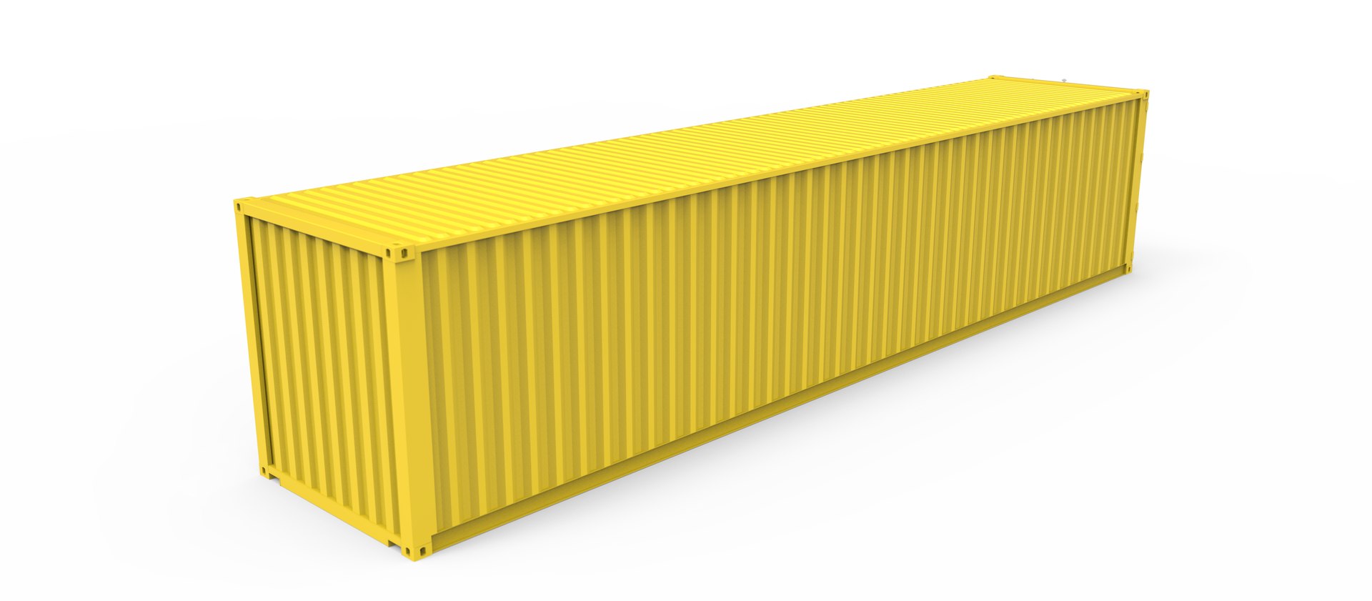 Container Feet Hi Cube Marine D Model Turbosquid