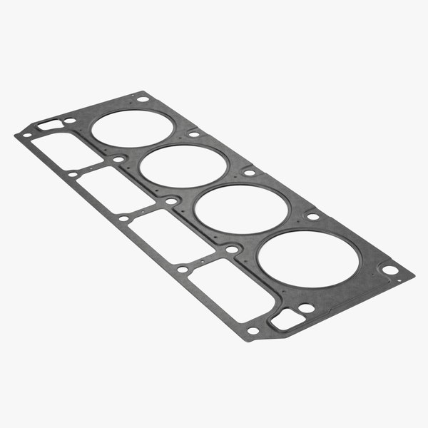 Gm Cylinder Head Gasket Steel D Model Turbosquid