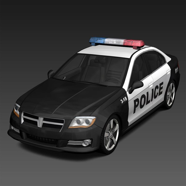 通用警车3D模型 TurboSquid 809057