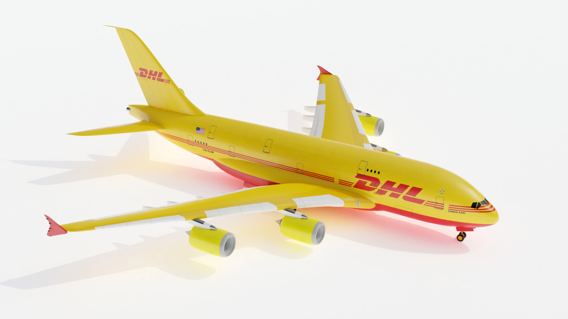 Airbus A Dhl Airliner D Ds