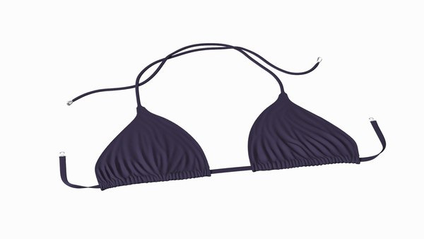 Modelo D Triangle Bikini Top Turbosquid