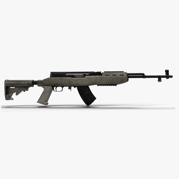 Modelo 3d Rifle FDE SKS Low Poly Modelo 3d TurboSquid 2119053