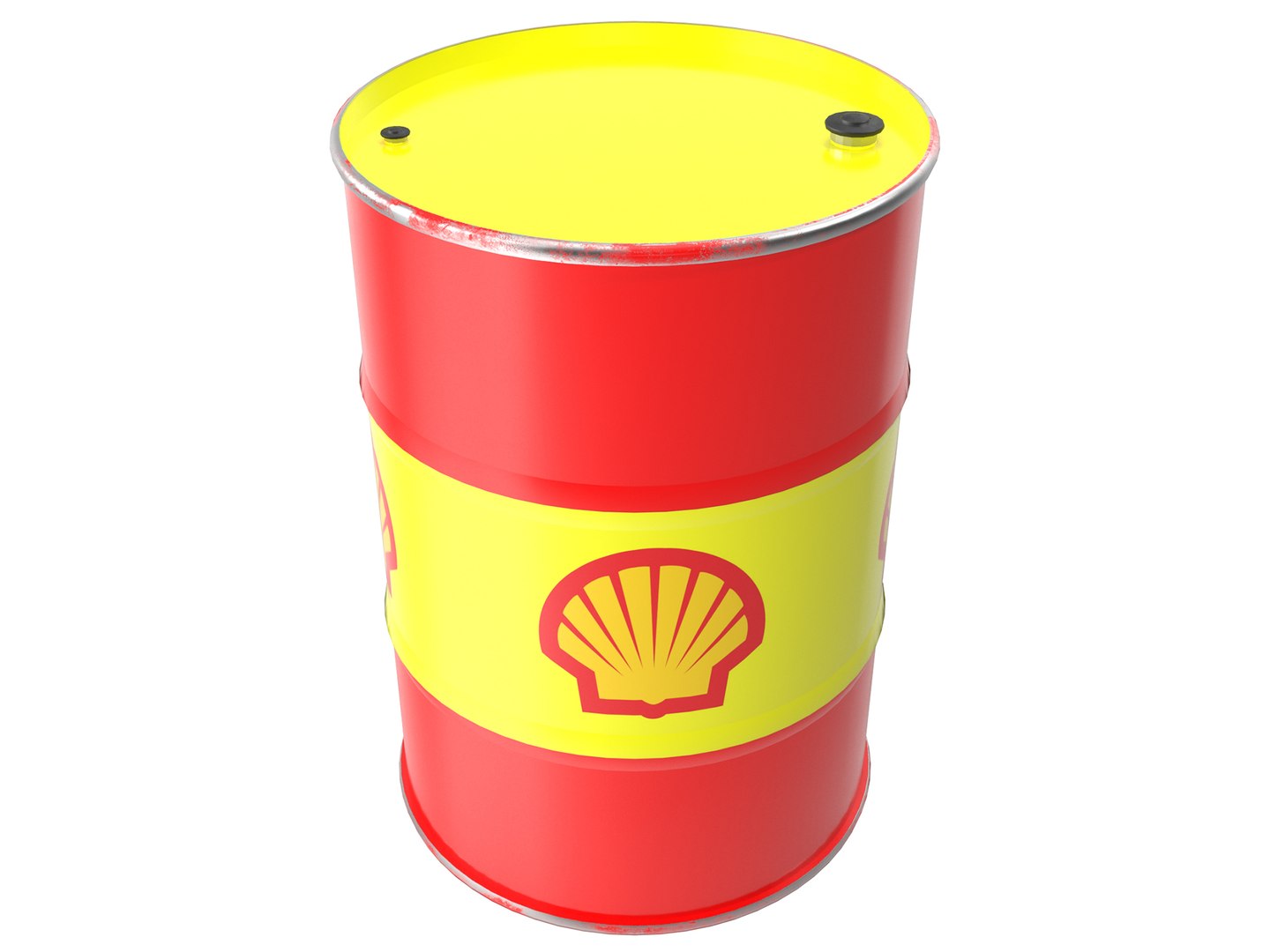 Shell Oil Barrel 3D Model TurboSquid 1810526