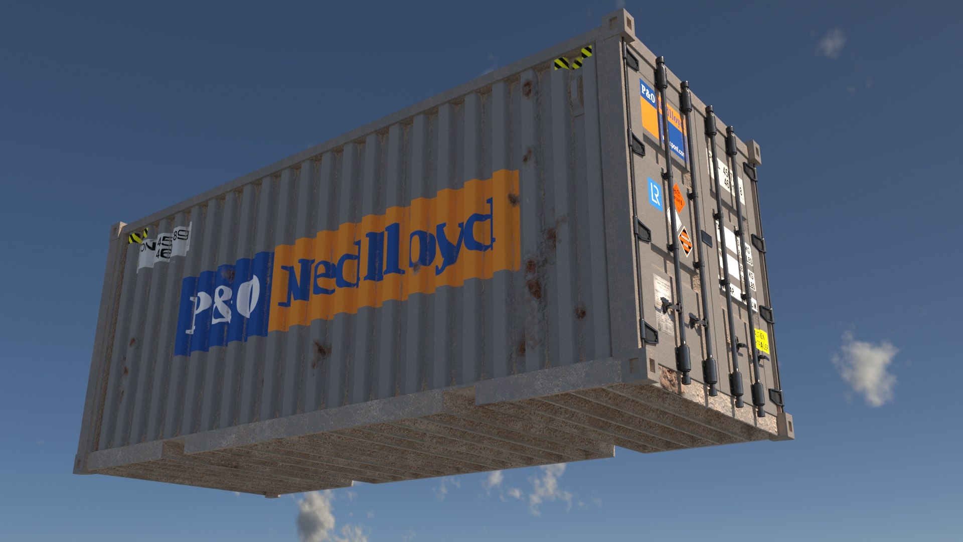 Shipping Container 1 Teu 3D TurboSquid 1494361