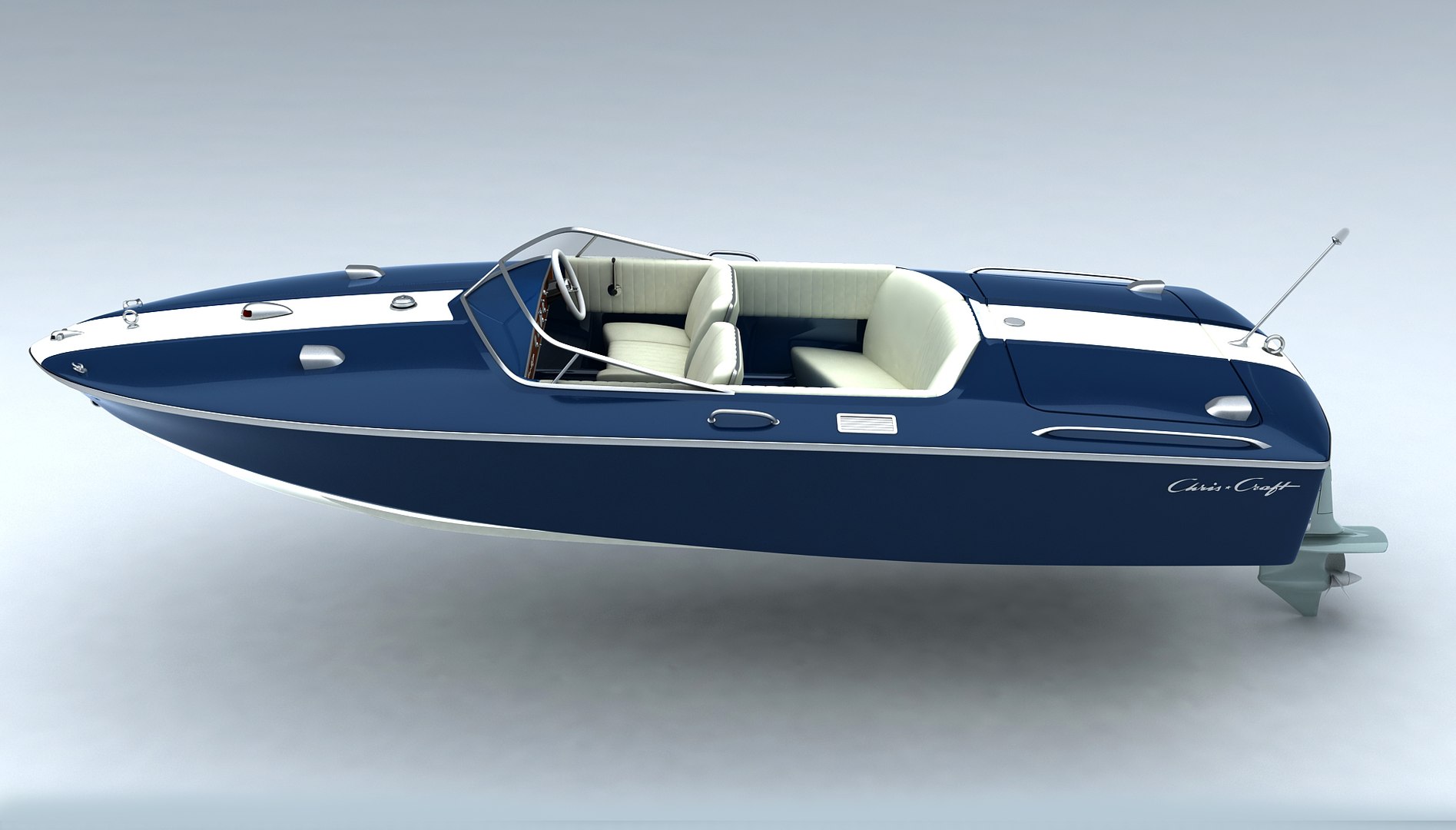 Mod Le D De Chris Craft Xk Turbosquid