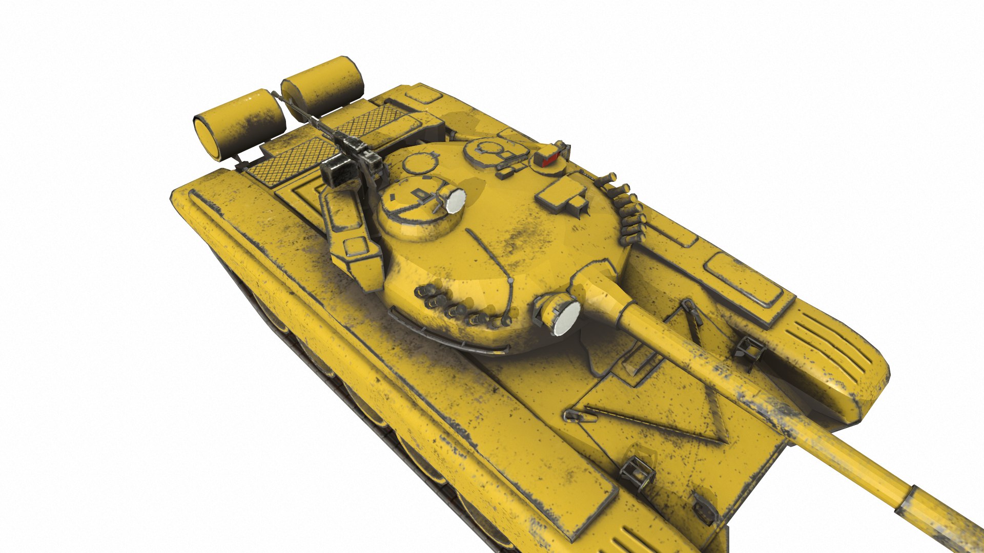 D T Mbt Tank Pbr Turbosquid