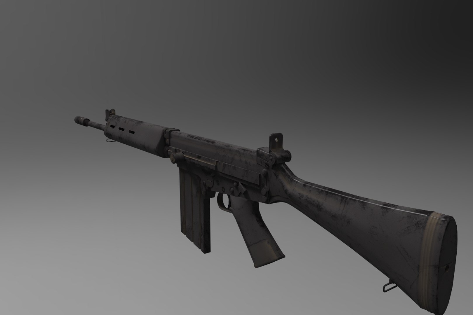 D Fn Fal Pack Turbosquid