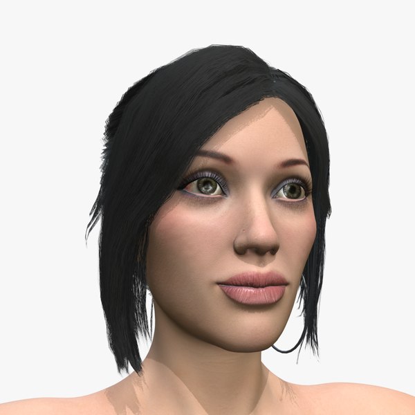 Modelo 3d Woman Roberts Game Ready Naked Rigged TurboSquid 1934224