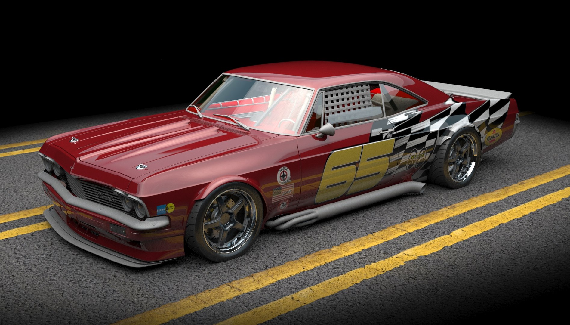 3d model chevrolet impala 1965 https://p.turbosquid.