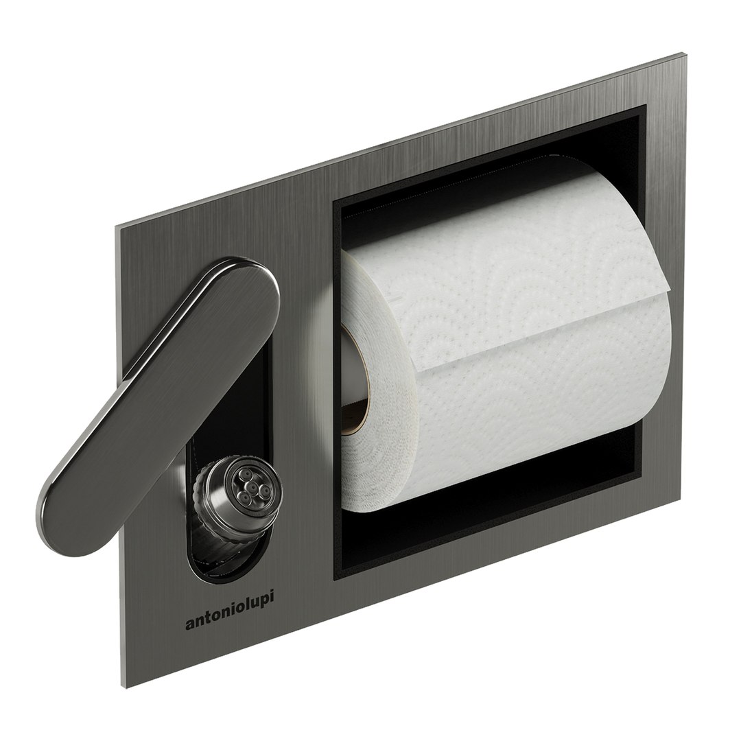 Antonio Lupi Cartaintenso Intenso Sanitary Shower Paper Holder D Model