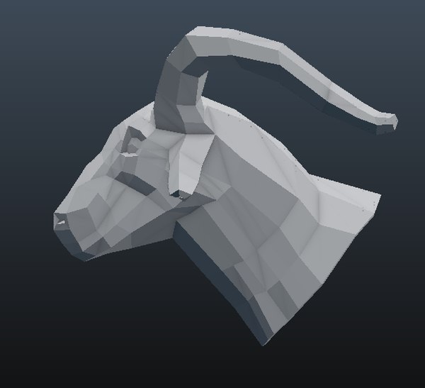 Modelo D Cabra Low Poly Gratis Turbosquid