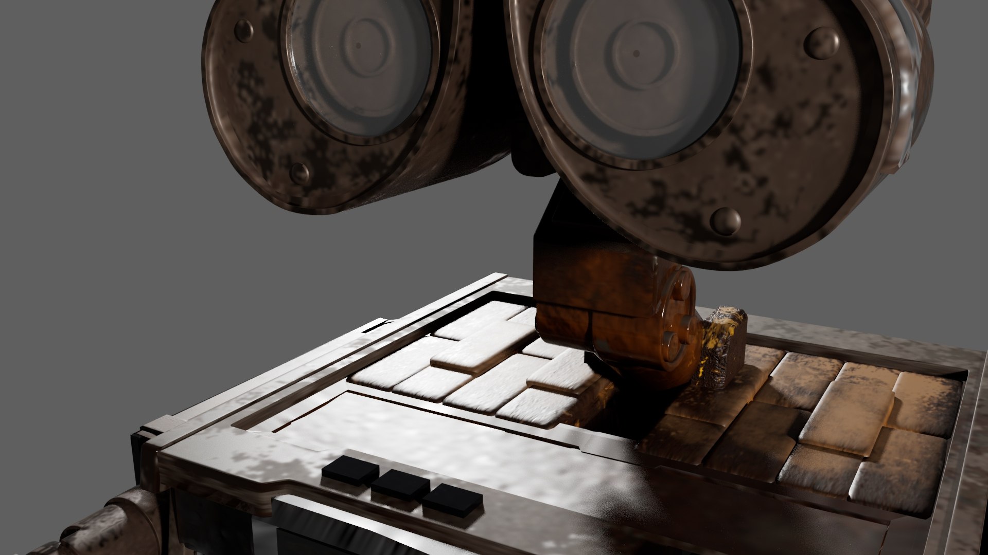 Wall E D Model Turbosquid