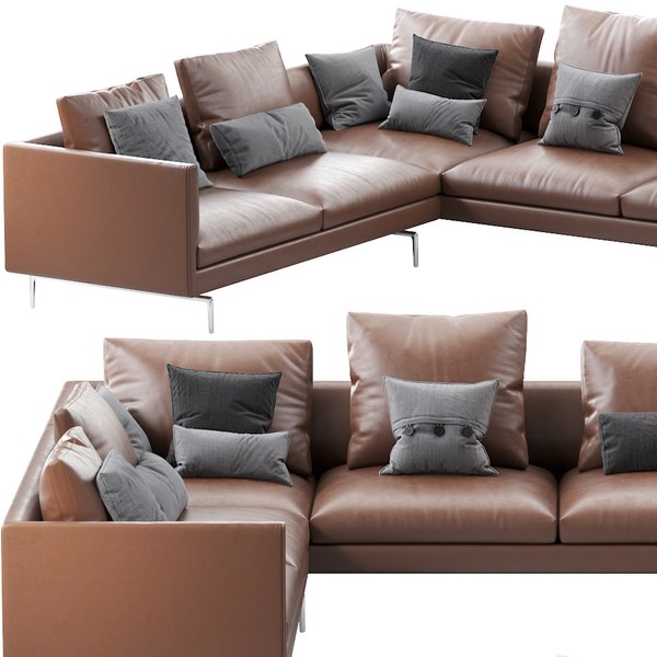 1333 Flamingo Zanotta Sofa 3D TurboSquid 1703815