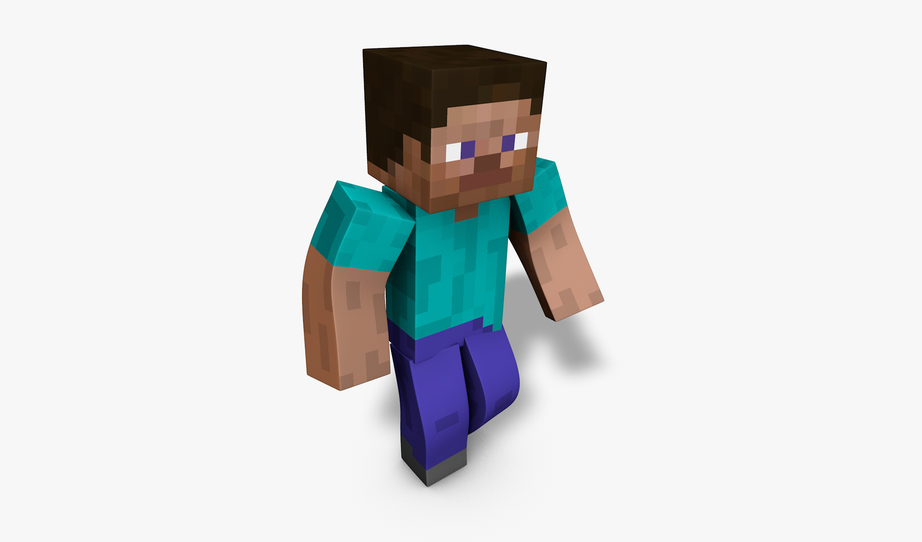 D Minecraft Character Collection Mixamo Animatable Model