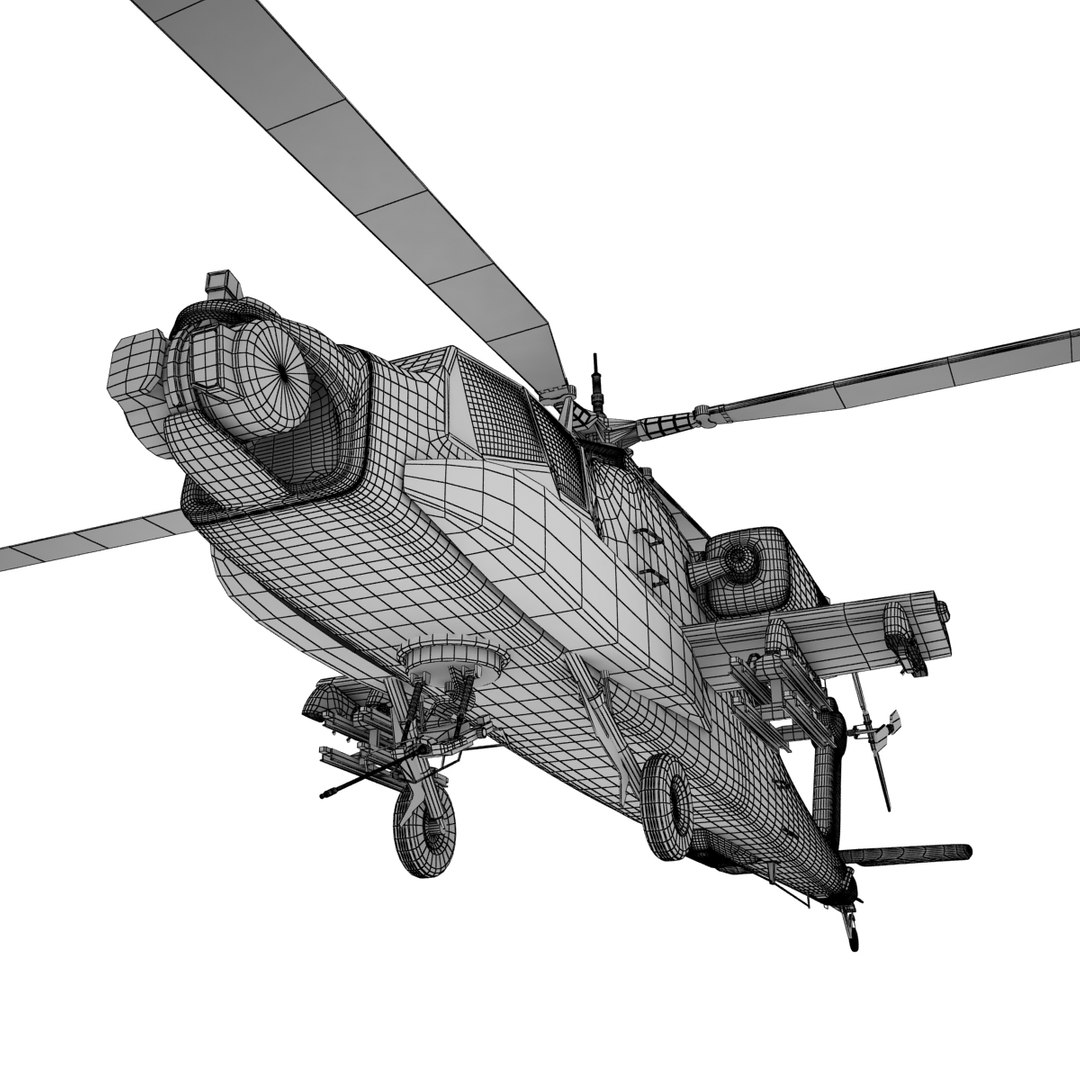 Gunship Attack Helicopter 3D Model - TurboSquid 1155170