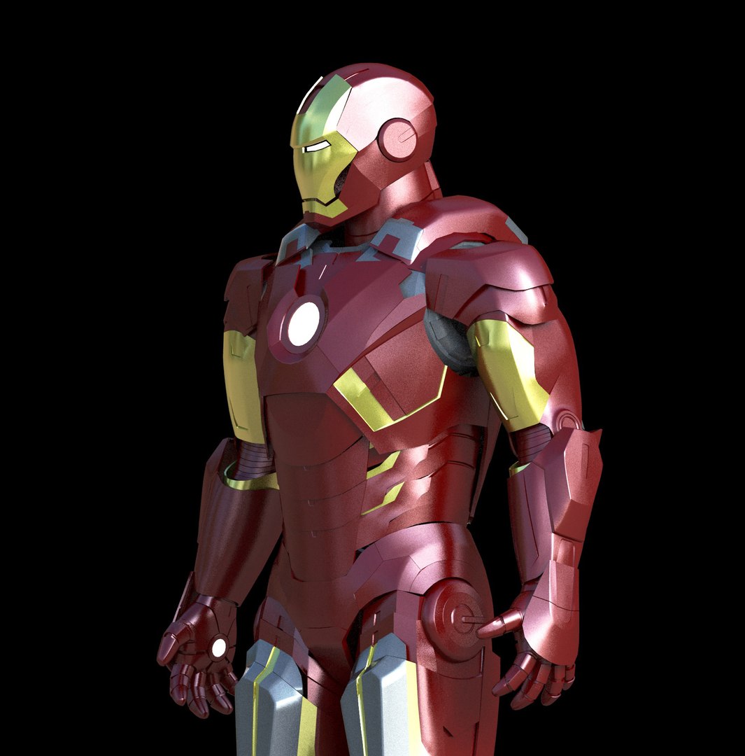 3D Iron Man Mark Vii - TurboSquid 1276960