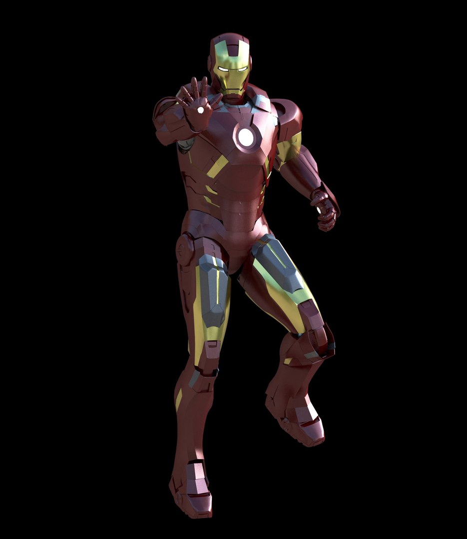 3D Iron Man Mark Vii - TurboSquid 1276960