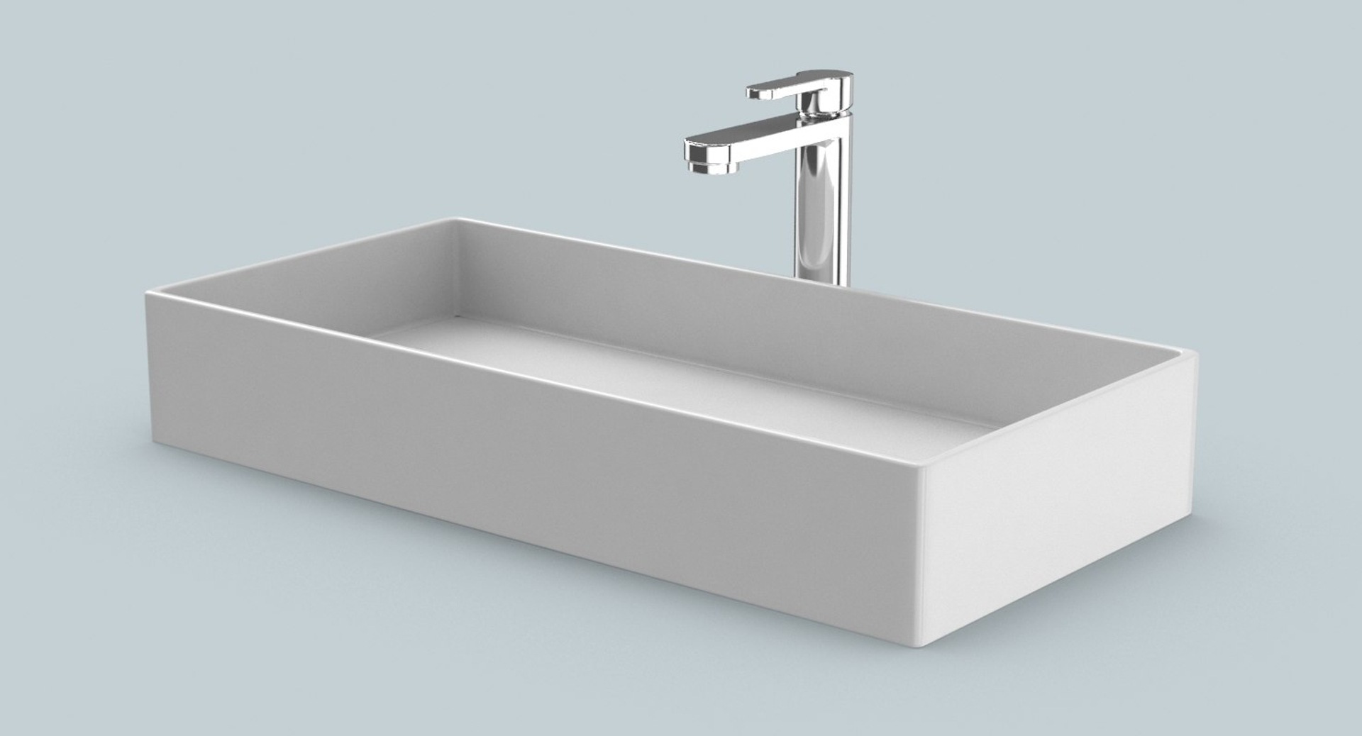 Modernbathroomsinkwateroff 3D model TurboSquid 1294393