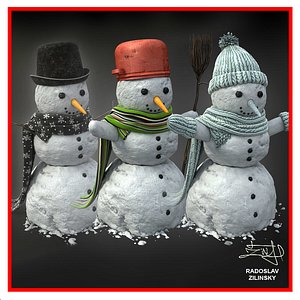 SNOWMAN collection (HIGH detail and realism)