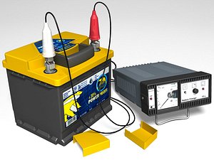 Battery with Charger