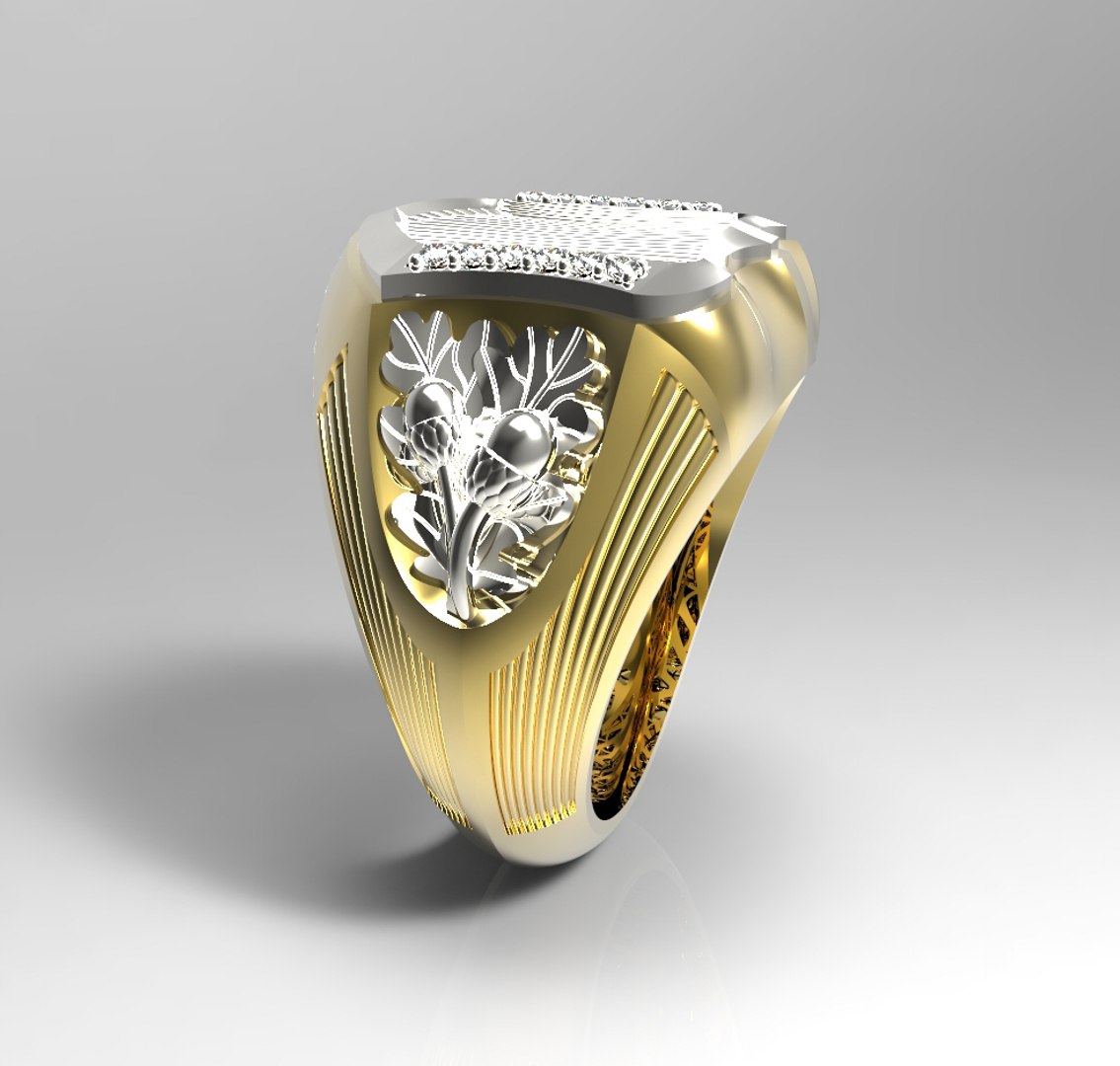 Stone Rings Model 3d Stone Ring Model