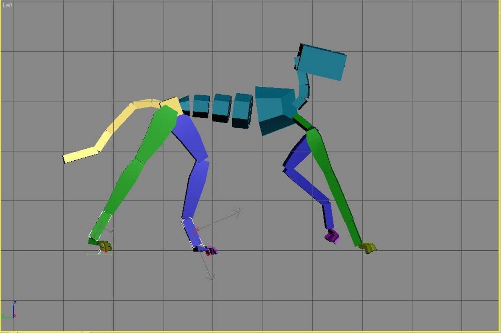 Dog Cantering Straight 500 TurboSquid 354265