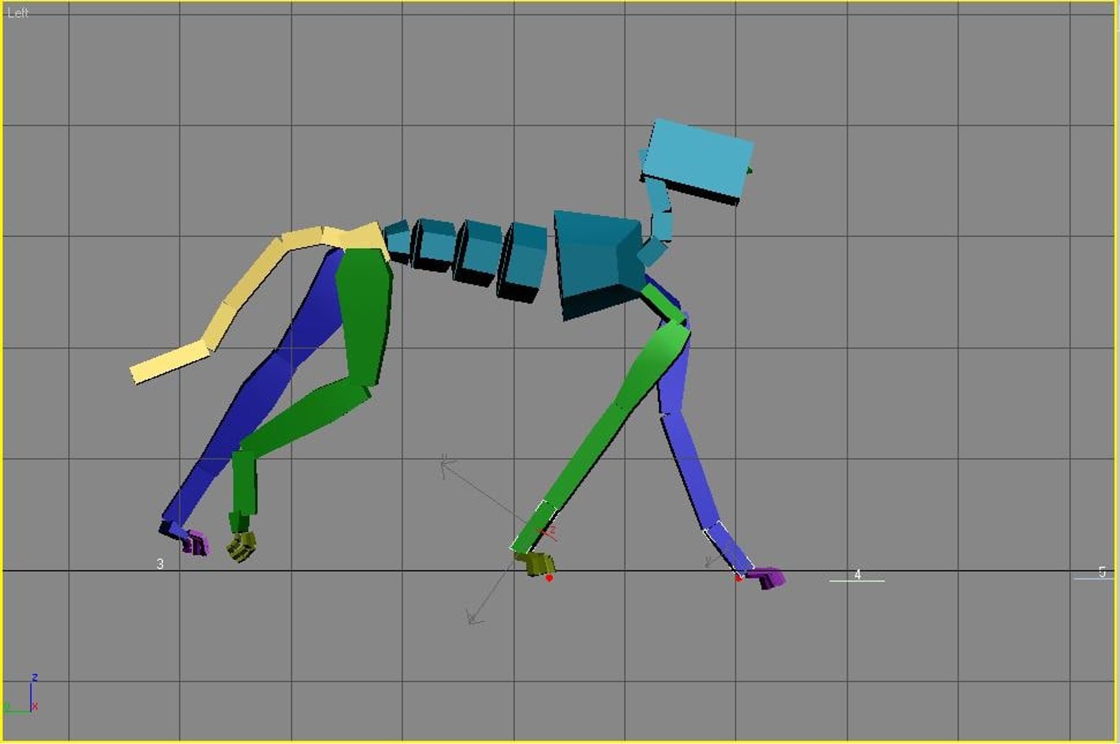 Dog Cantering Straight 500 TurboSquid 354265