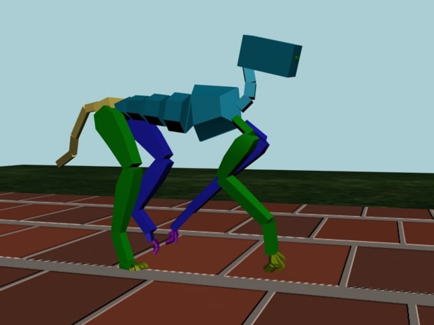 Dog Cantering Straight 500 TurboSquid 354265