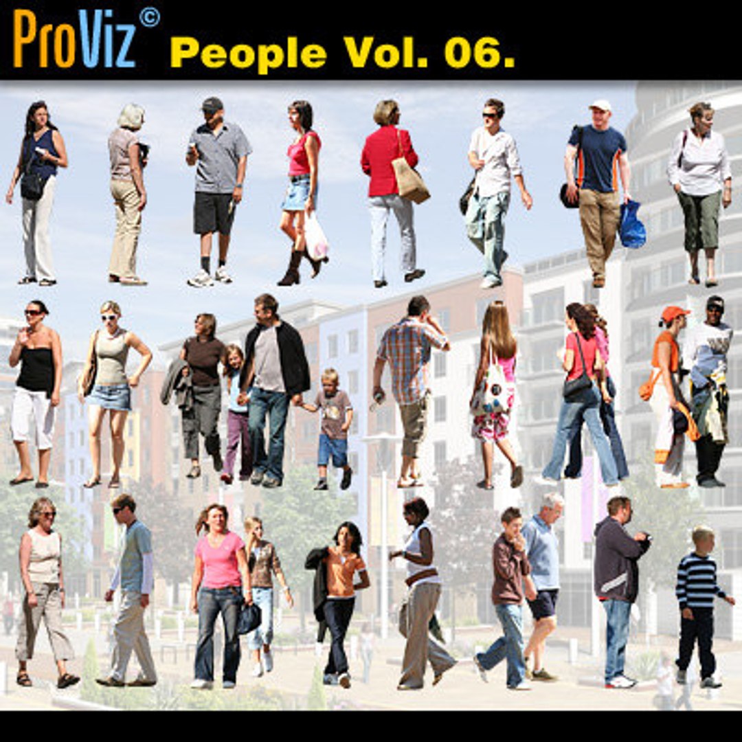 3dRender Pro-Viz People Vol. 06 - TurboSquid 408299