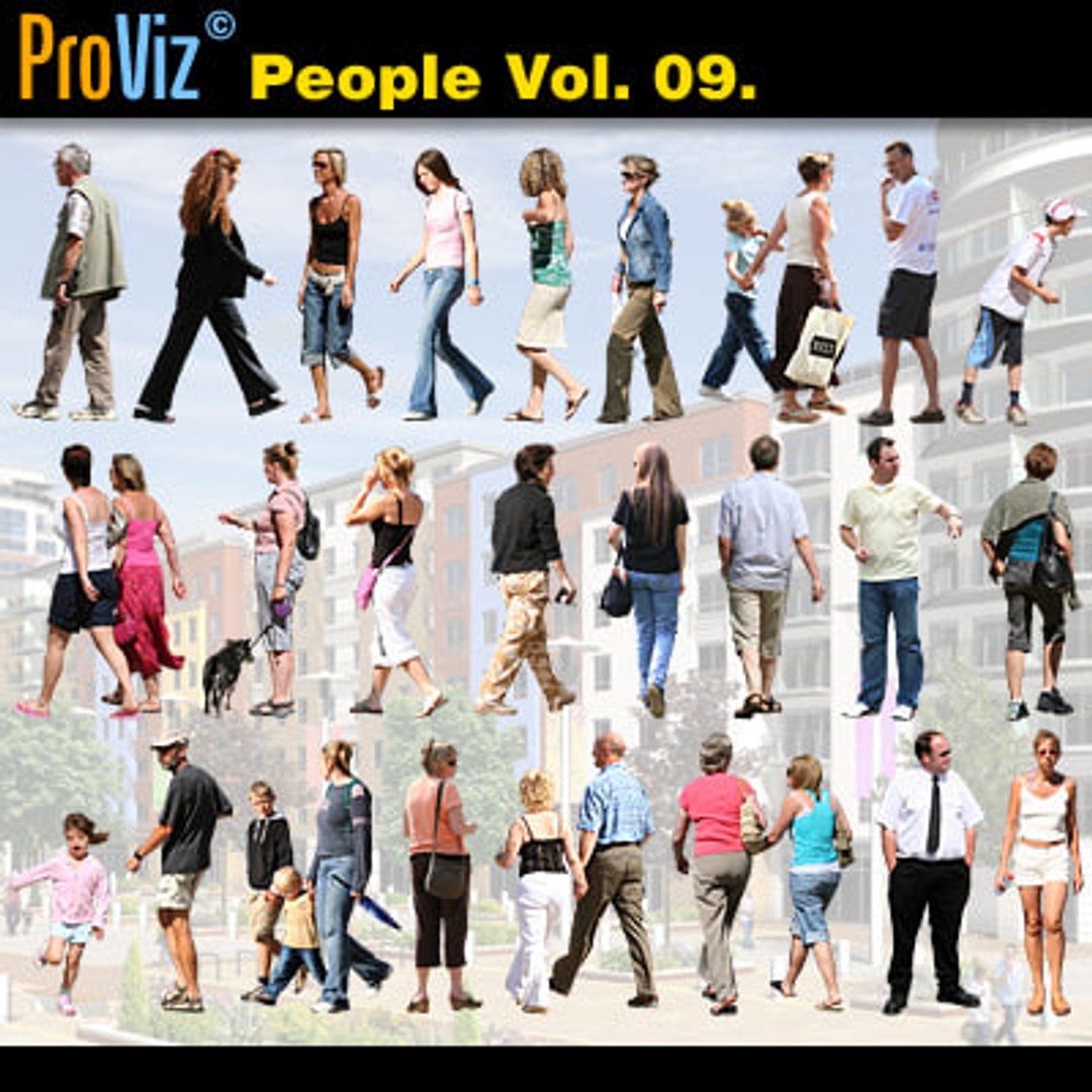 3dRender Pro-Viz People Vol. 09 - TurboSquid 412218