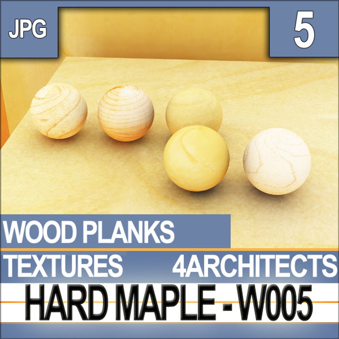 Hard Maple W005 Planks - Textures & Materials - TurboSquid 502496