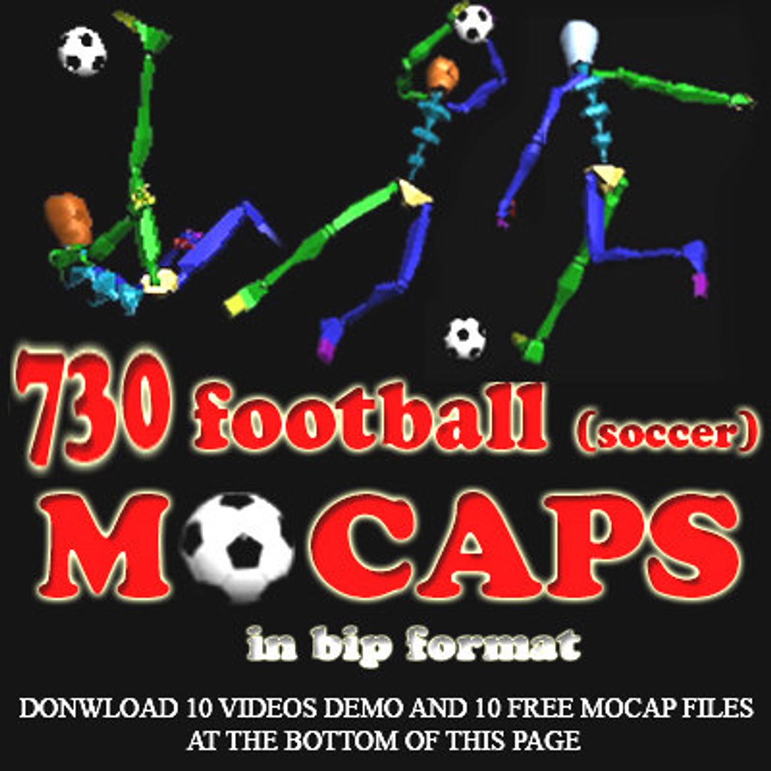 730 Fooball (soccer) Mocaps - TurboSquid 533085