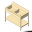 Commercial Sink Unit 01059se