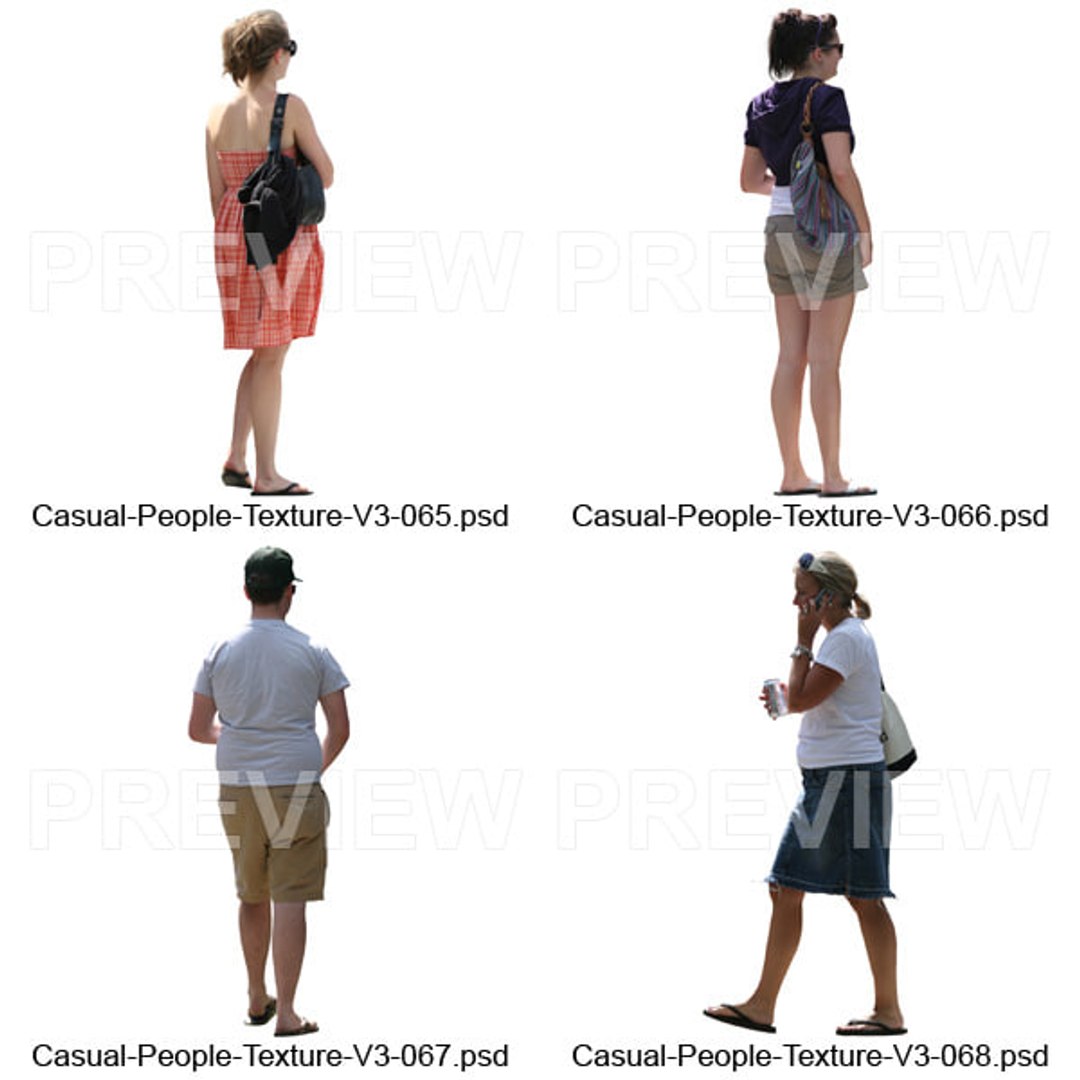 150 Casual People Textures - Bundle - TurboSquid 676944