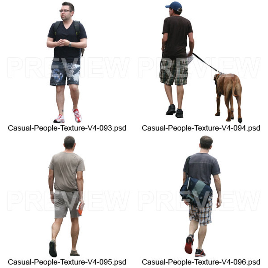 150 Casual People Textures - Bundle - TurboSquid 676944