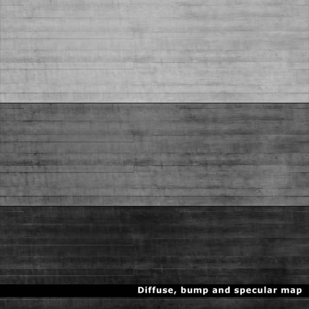 Concrete board shuttering TurboSquid 689919