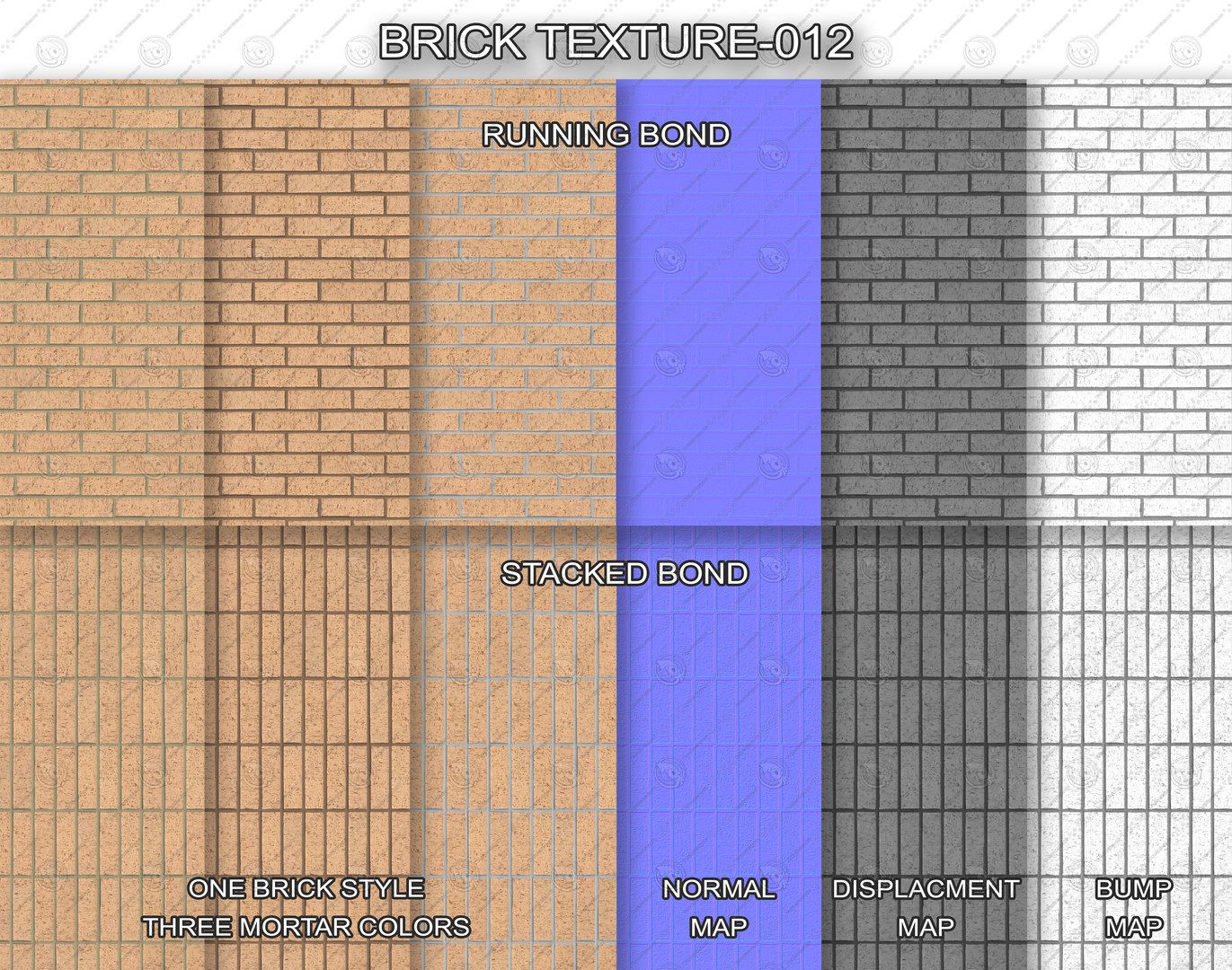Brick Texture Collection 3 - TurboSquid 744556