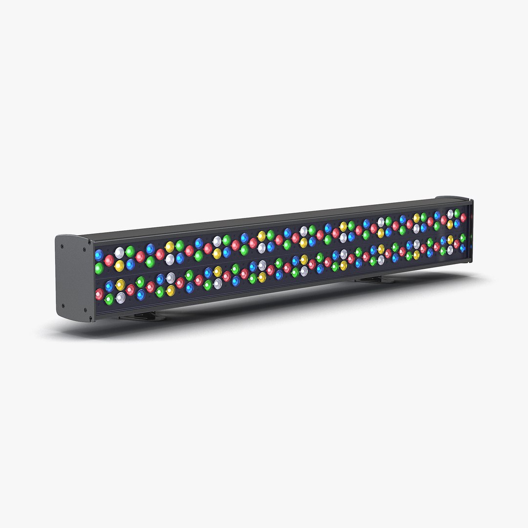 Batten Wash Light Generic 3D model preview