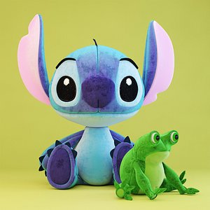The Stitch and Frog toys