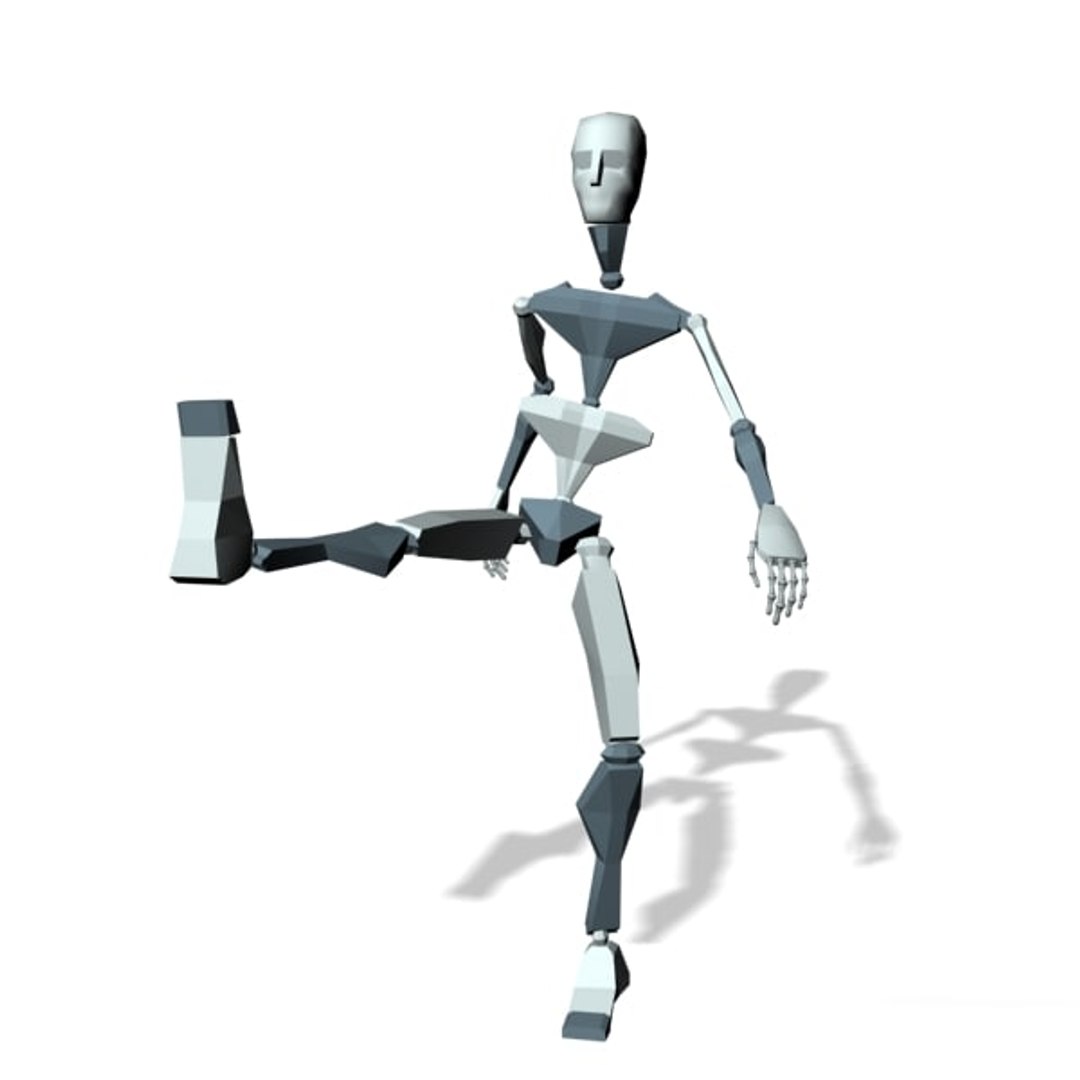 Player foot kick push attack - TurboSquid 1078989