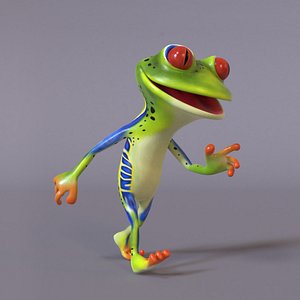 Toon Humanoid Frog