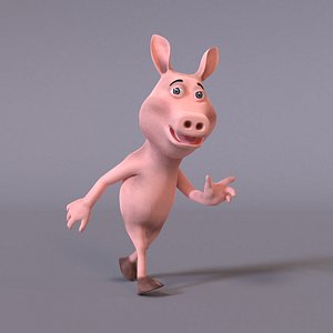 Toon Humanoid Pig