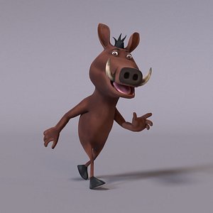 Toon Humanoid Warthog