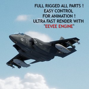 F-35B Lightning II- with high resolution cocpit