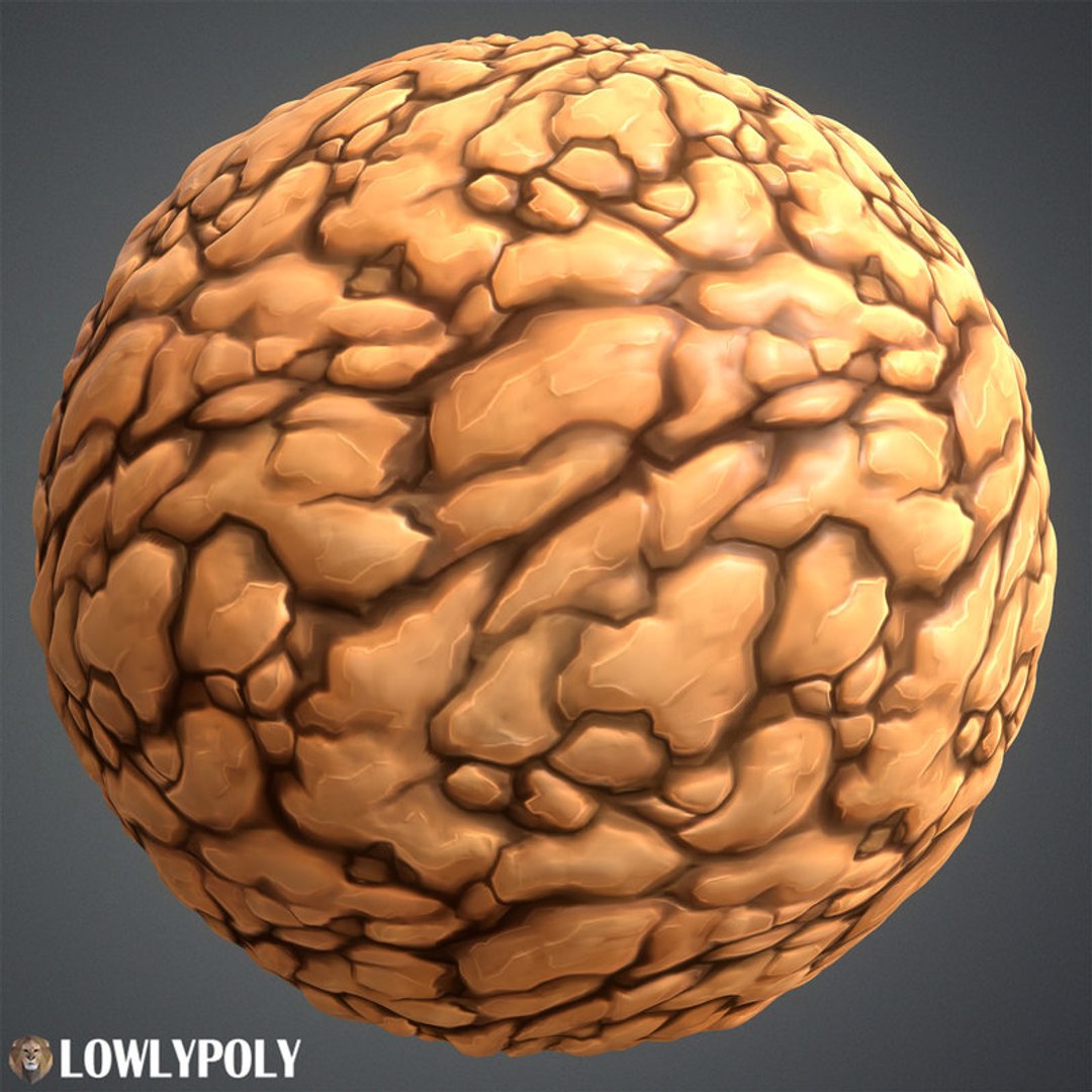Texture Set Vol.40 Hand Painted Sand (Stylized Texture Sand ...