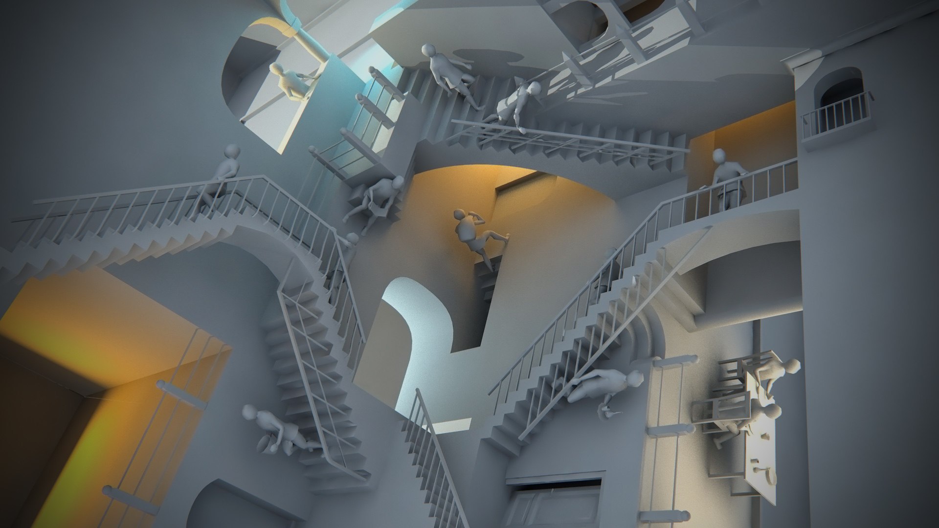 mc escher relativity model https://p.turbosquid.com/preview.turbosquid.com/Preview/2019/09/16__04_46_49/6.jpg4850B62A-DA93-4D36-ACC1-30F9DB833308Default/jpg/1568631896/1920x1080/fit_q87/3e3390b40597bf597baab4ad76243389ca3ea8e5/6.jpg4850B62A-DA93-4D36-ACC1-30F9DB833308Default.jpg