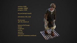 elder farmer character