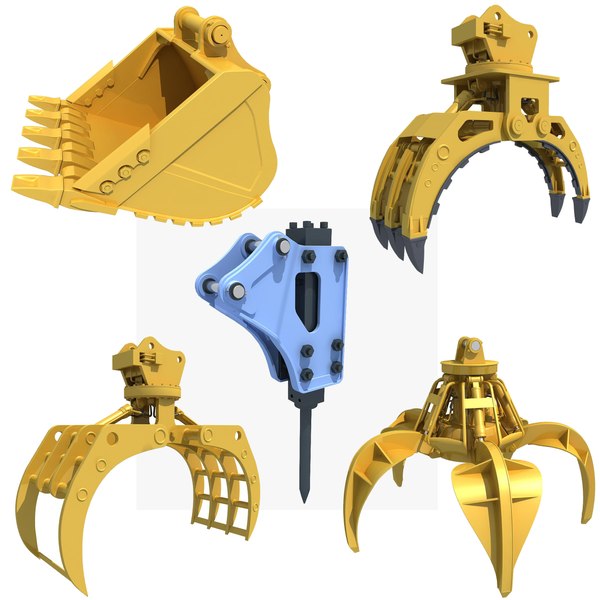 Hydraulic Grab 3D Model $20 - .fbx .max .ma .obj - Free3D